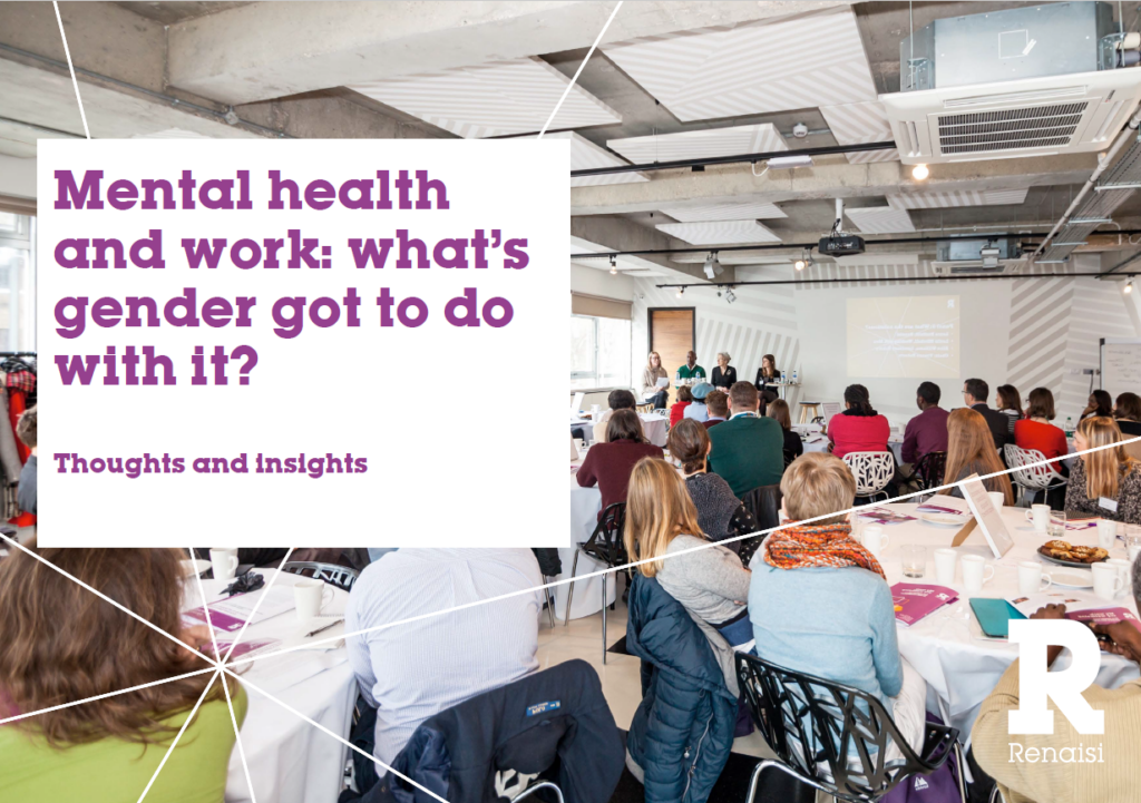 Mental health, gender and work report cover
