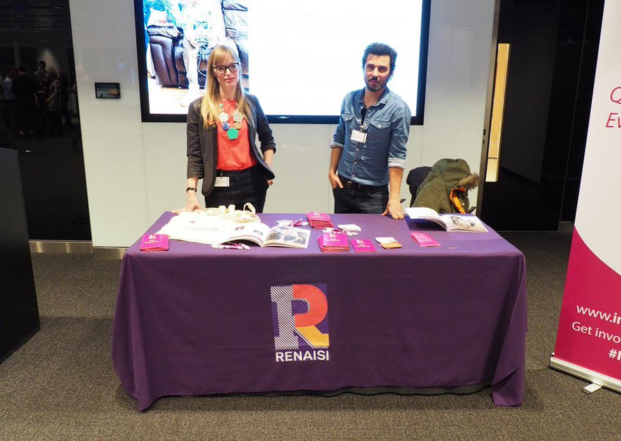 Louisa Thomson Head of Consultancy and Elliot from Close Up Research.
