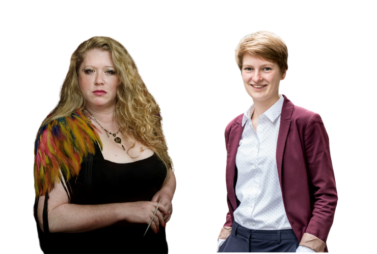Sarah Thelwell and Alice Thornton.