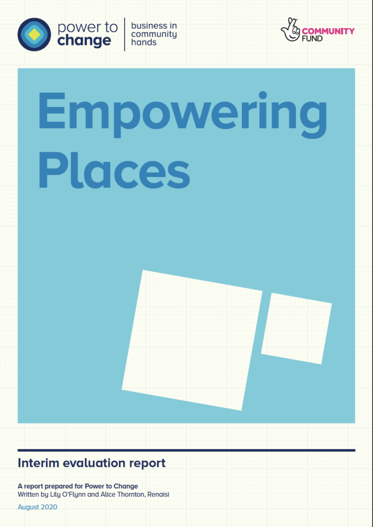 Empowering Places Evaluation Report cover