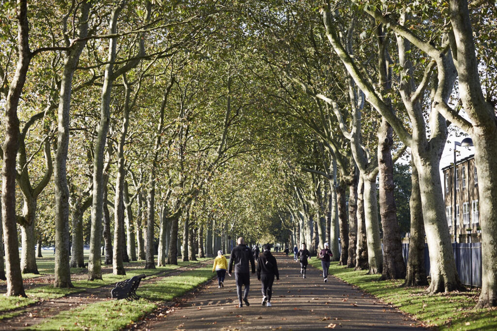 Victoria Park in Hackney