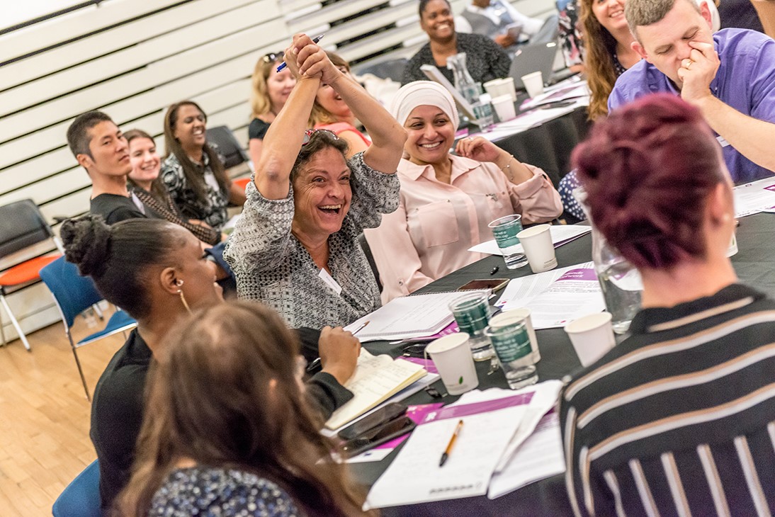 Participants at a Renaisi employment workshop